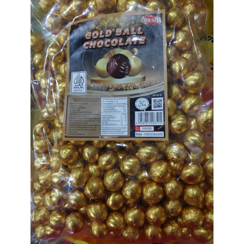 

ready gold ball chocolate 1kg