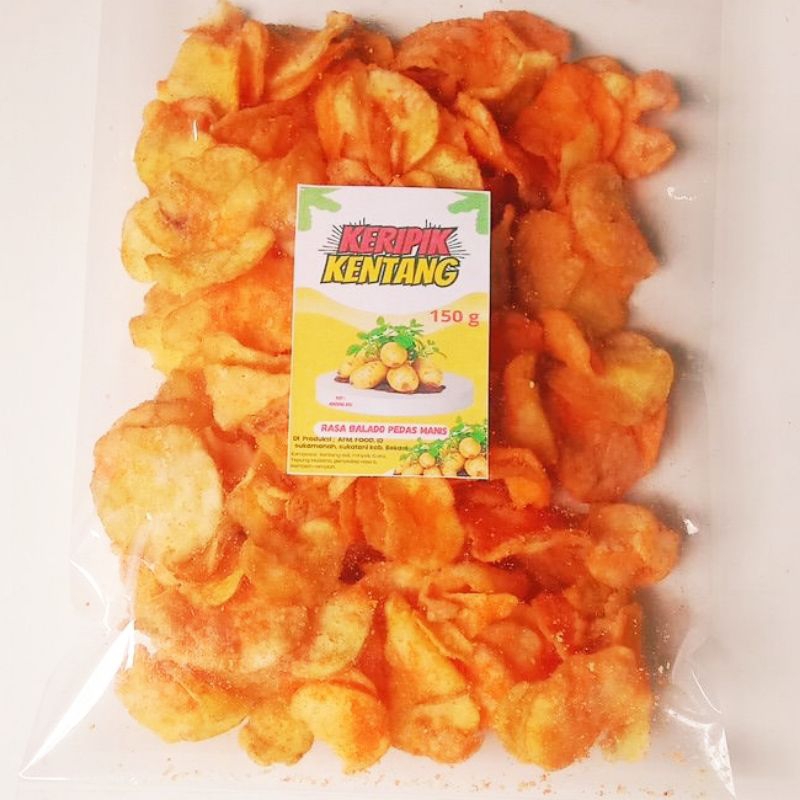 

150 grm KERIPIK KENTANG ANEKA RASA /CEMILAN KEKINIAN / SNACK GROSIR / CEMILAN TERLARIS/ CEMILAN KEKINIAN / SNACK VIRAL/ KERIPIK KENTANG PREMIUM