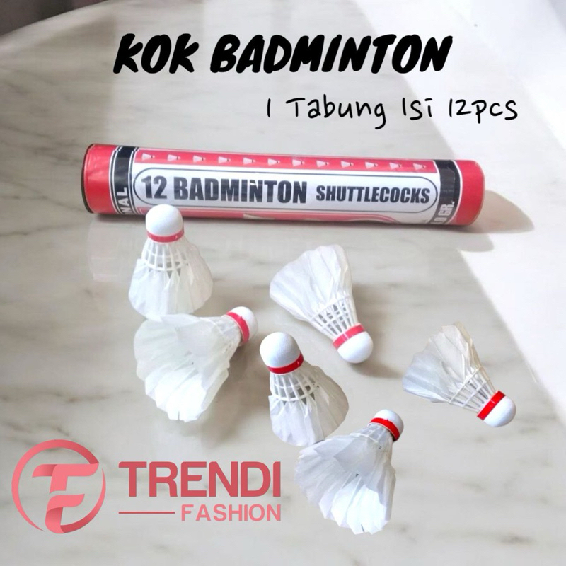 Kok Badminton 1 Tabung Isi 12pcs Kok Bulutangkis Shuttlecock