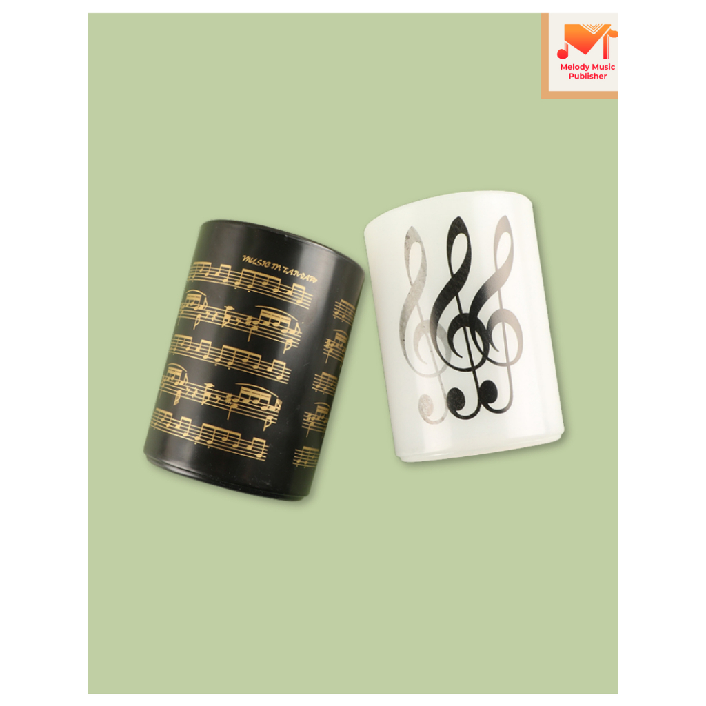 

Tempat Alat Tulis Not Musik Emas Bulat / Tempat Pensil / Perlengkapan Sekolah & Kantor