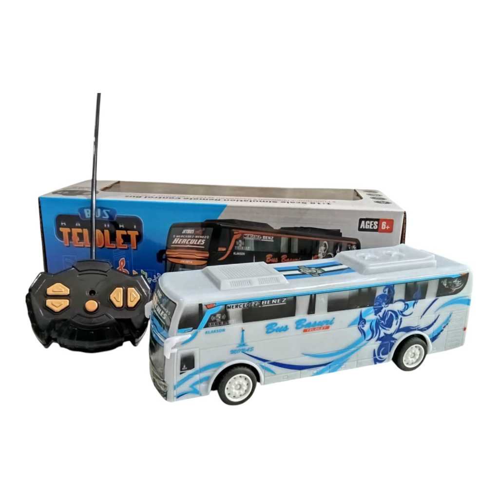 Bus Basuri Telolet 6176D - Mainan Bus Remot - Bus Telolet