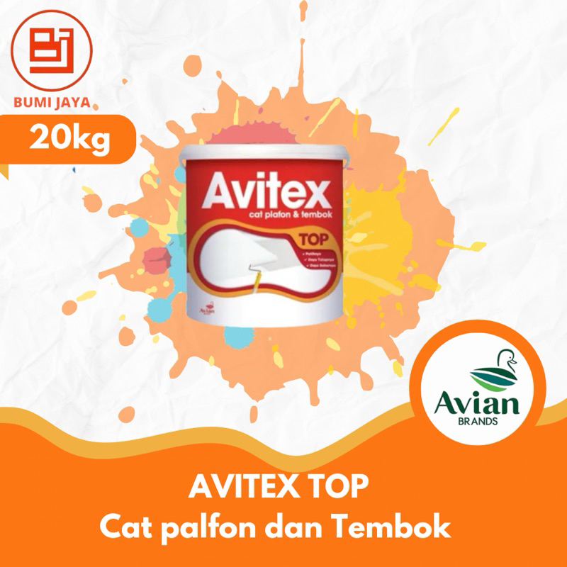Avitex Top cat plafon dan tembok 20kg