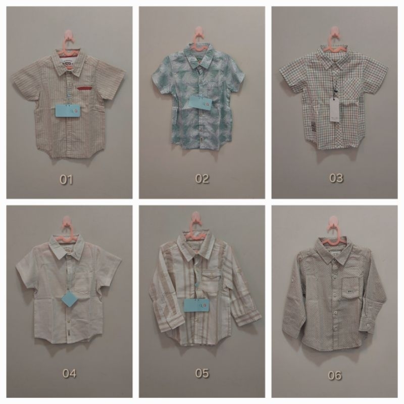 (BACA DESKRIPSI) Baju Lebaran 2025 Anak Pakaian Muslim Anak Laki-laki Kemeja Koko Anak Kurta Kemko A