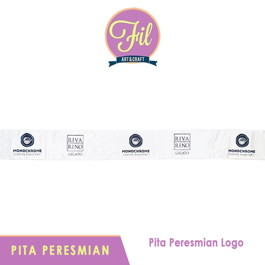 

Pita Peresmian / Pita Logo / Gunting Pita / Grand Opening / Pita Satin Kain Putih