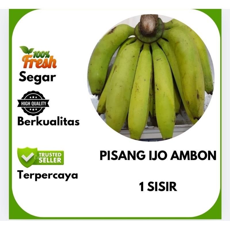 

PISANG IJO AMBON | 1 SISIR | Bahan Dapur .id