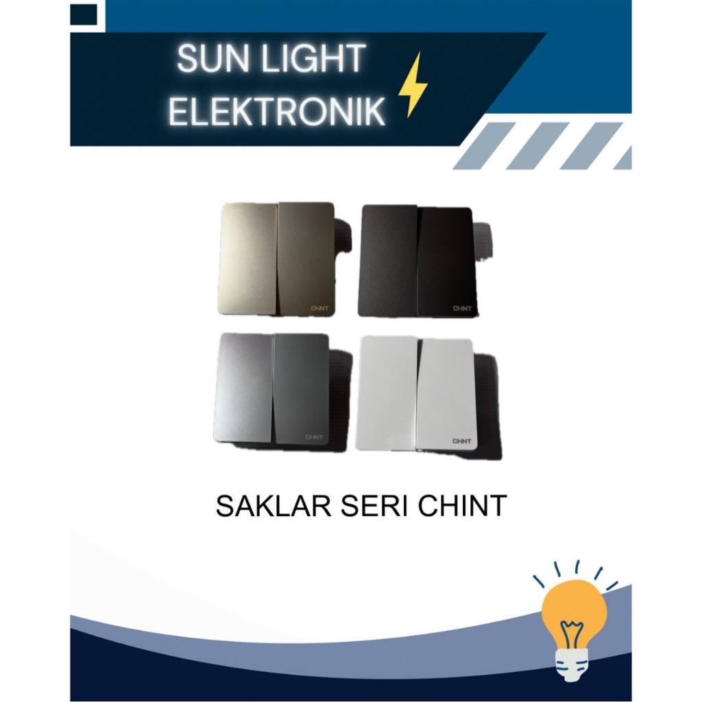 Saklar double | Saklar seri Chint
