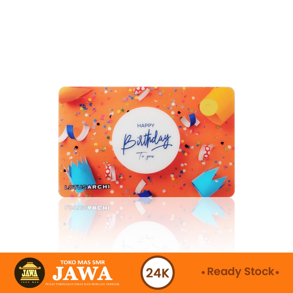 LM Lotus Archi Gift Series 0.1-0.2gr kadar 24 Karat Toko Mas Jawa