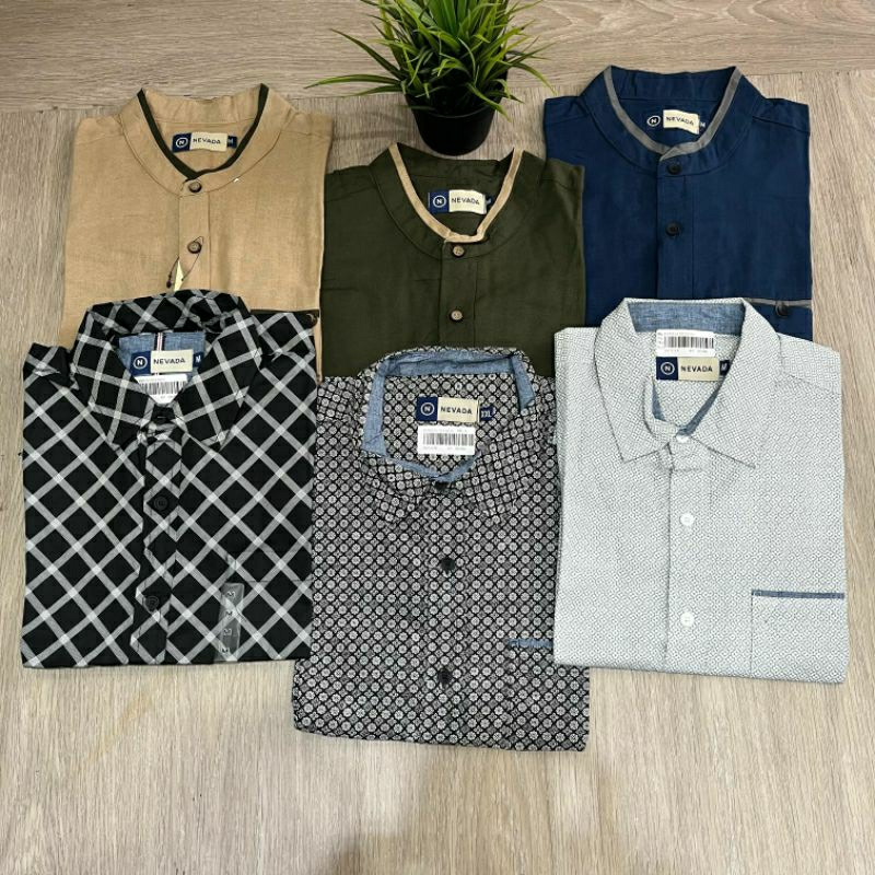 Kemeja koko Nevada pria original