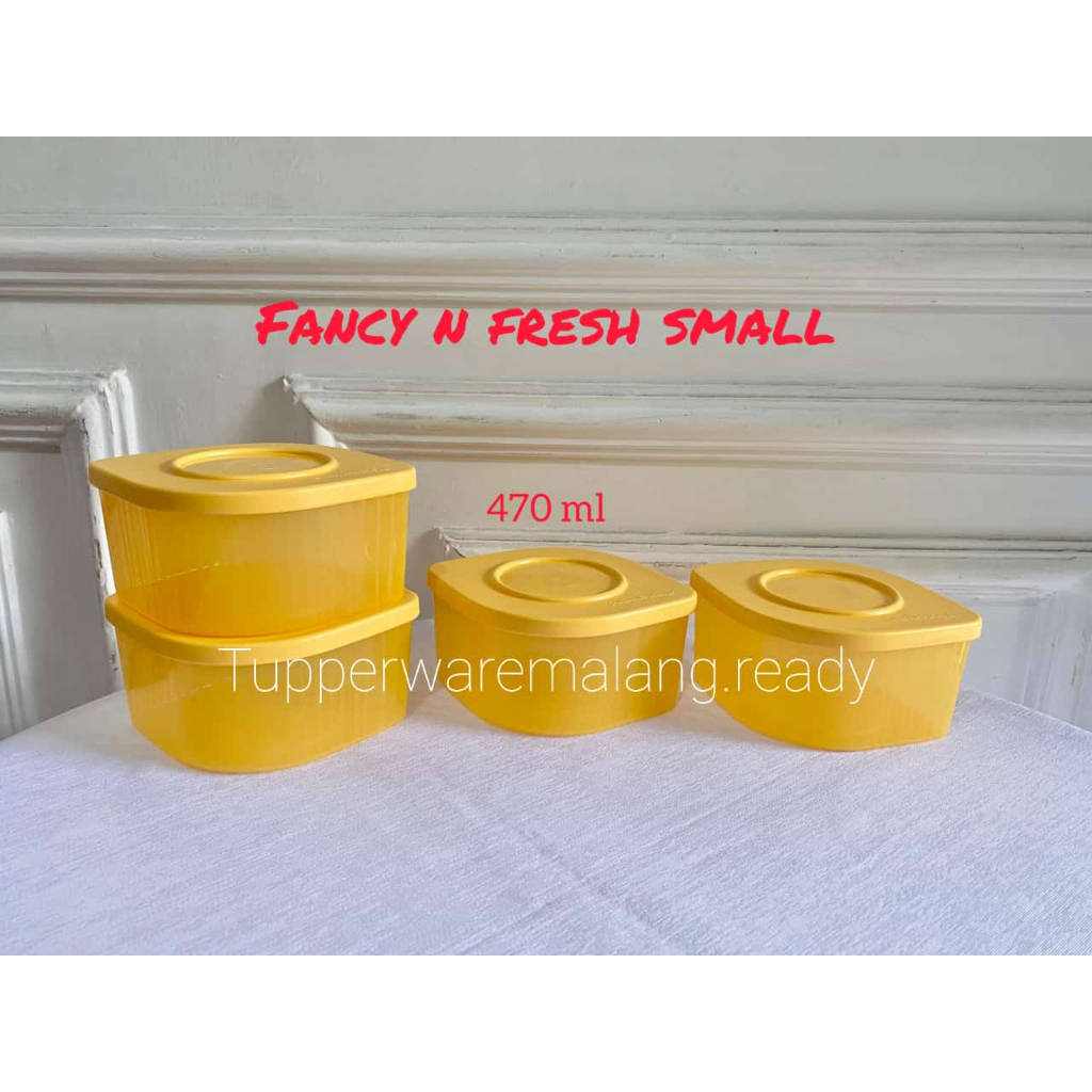 [PROMO] TOPLES FANCY N FRESH 470ML DECO CANISTER TUPPERWARE  MURAH