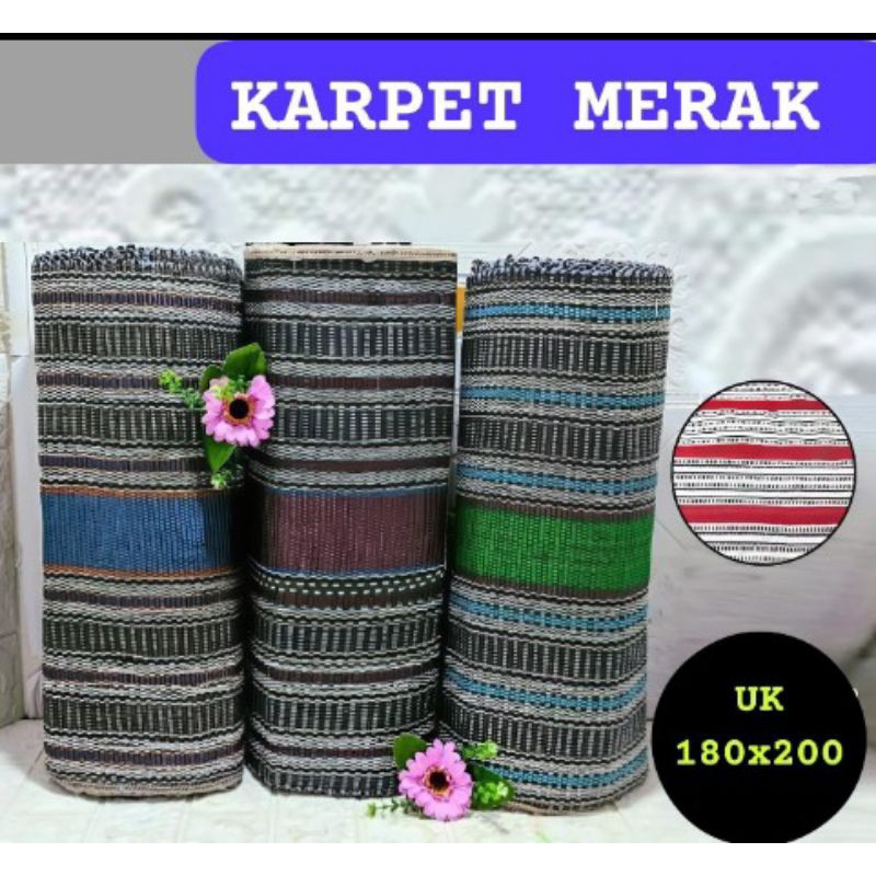 KARPET MERAK/KARPET ANYAM