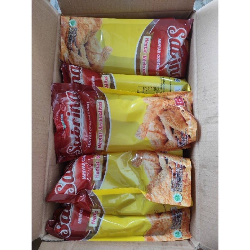

Sabrina Minyak Goreng 1 Liter Dus Karton isi 12