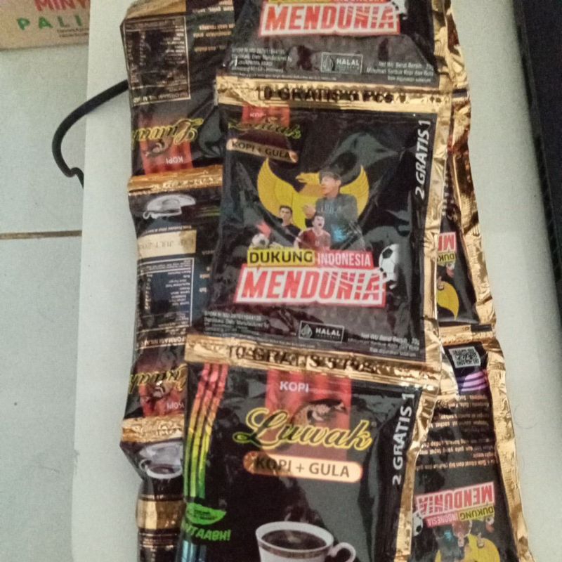 

Kopi luwak Hitam kopi gula luwak hitam sachet satu renceng