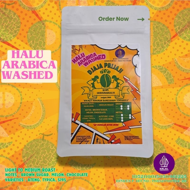 

Kopi Halu Arabika Washd Anaerob (Gununghalu) Rp. 29.000 - Rp. 200.000