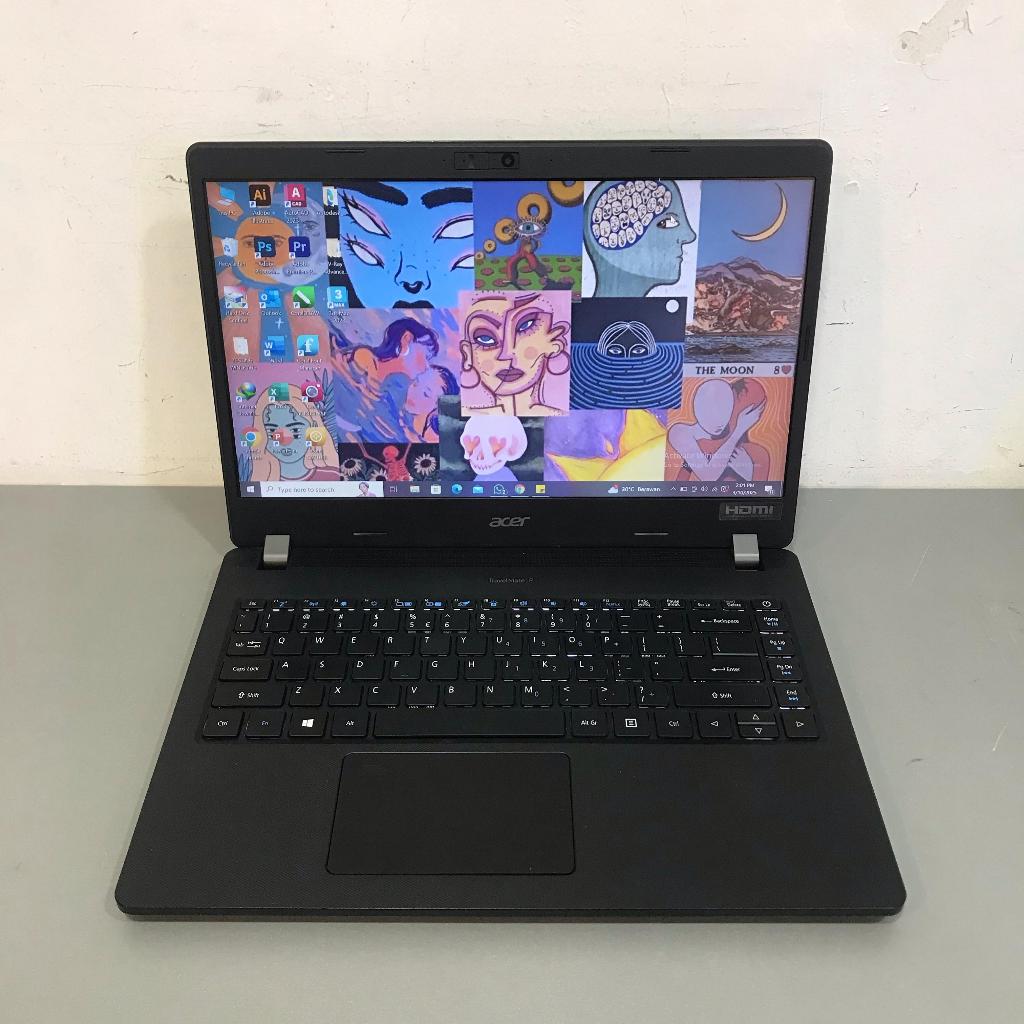 Laptop Acer travelmate P214-52 Ram 8 GB SSD 256 GB intel core i5 gen 10 bergaransi second original