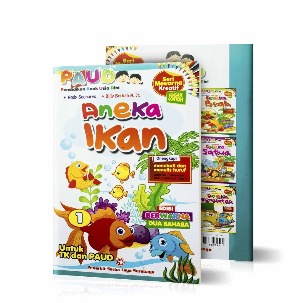 Buku Anak Buku Mewarnai Anak 2 dan 3 Tahun Mewarnai Kreatif Seri Dinosaurus Serangga Binatang Buas A