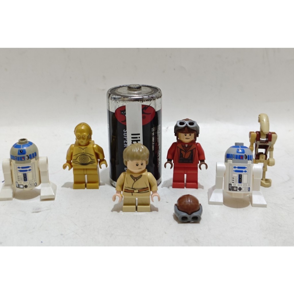 Set lego star wars c3po r2d2 starwars r2 d2 c 3po naboo starfighter battle droid anakin skywalker na