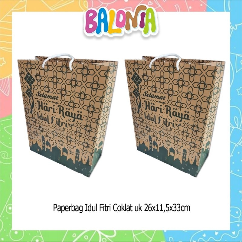 

Murah!! (1pcs) Paperbag Idul Fitri, Paperbag Lebaran, Paperbag Kertas Lebaran, Tas Parcel