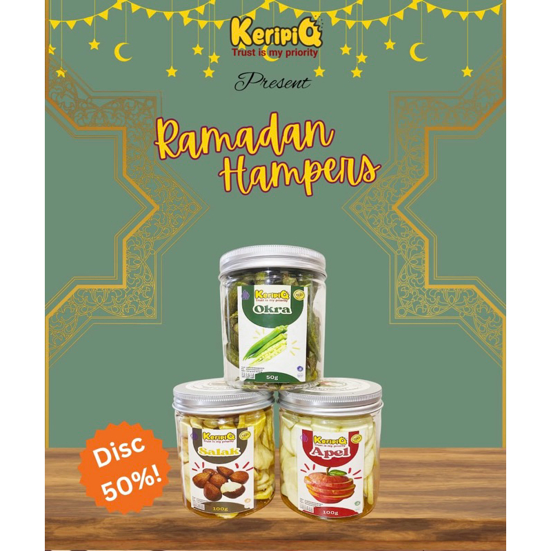 

KeripiQ Hampers Spesial Isi 3 Toples 600ml