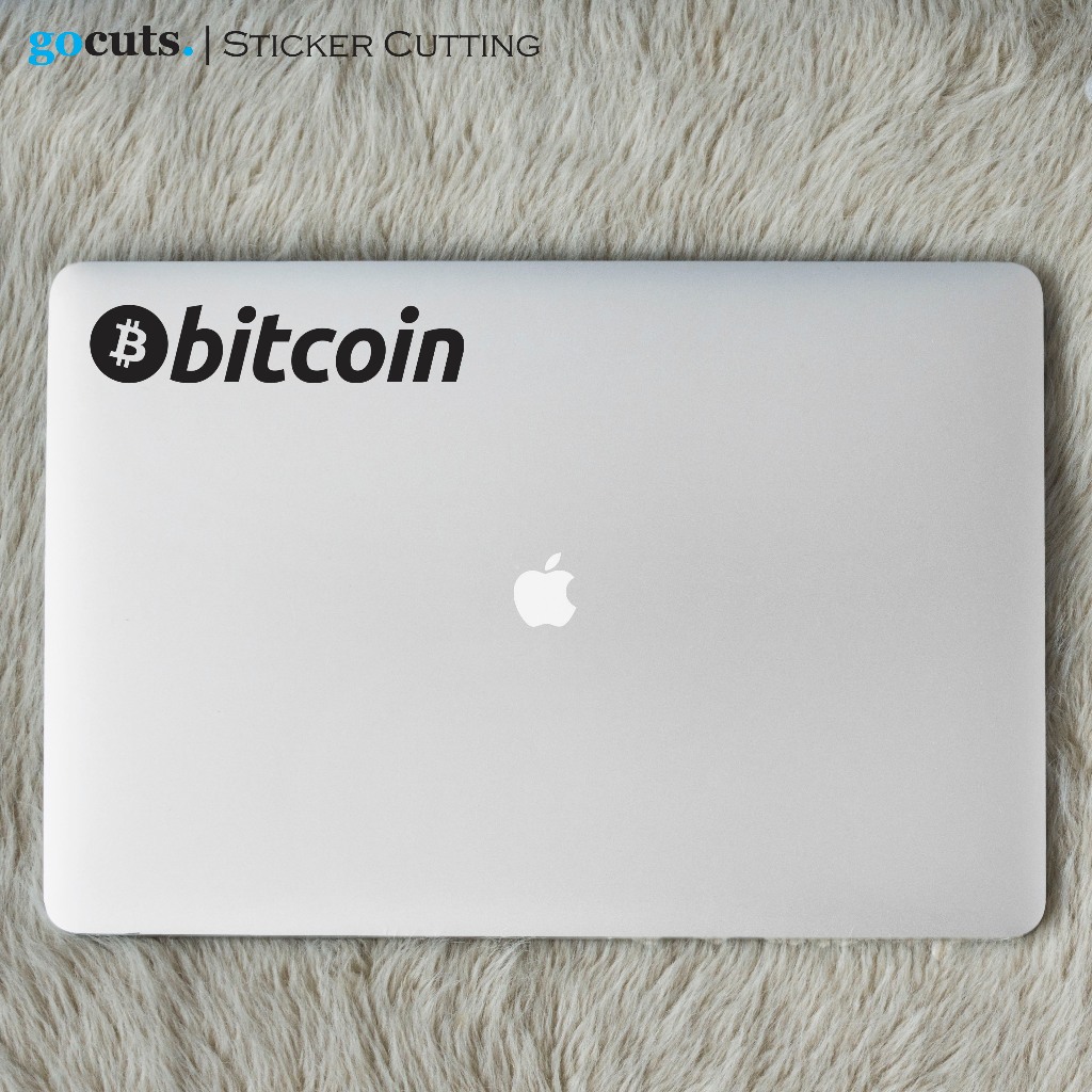 

Stiker Bitcoin Cutting Sticker Laptop Mobil Motor