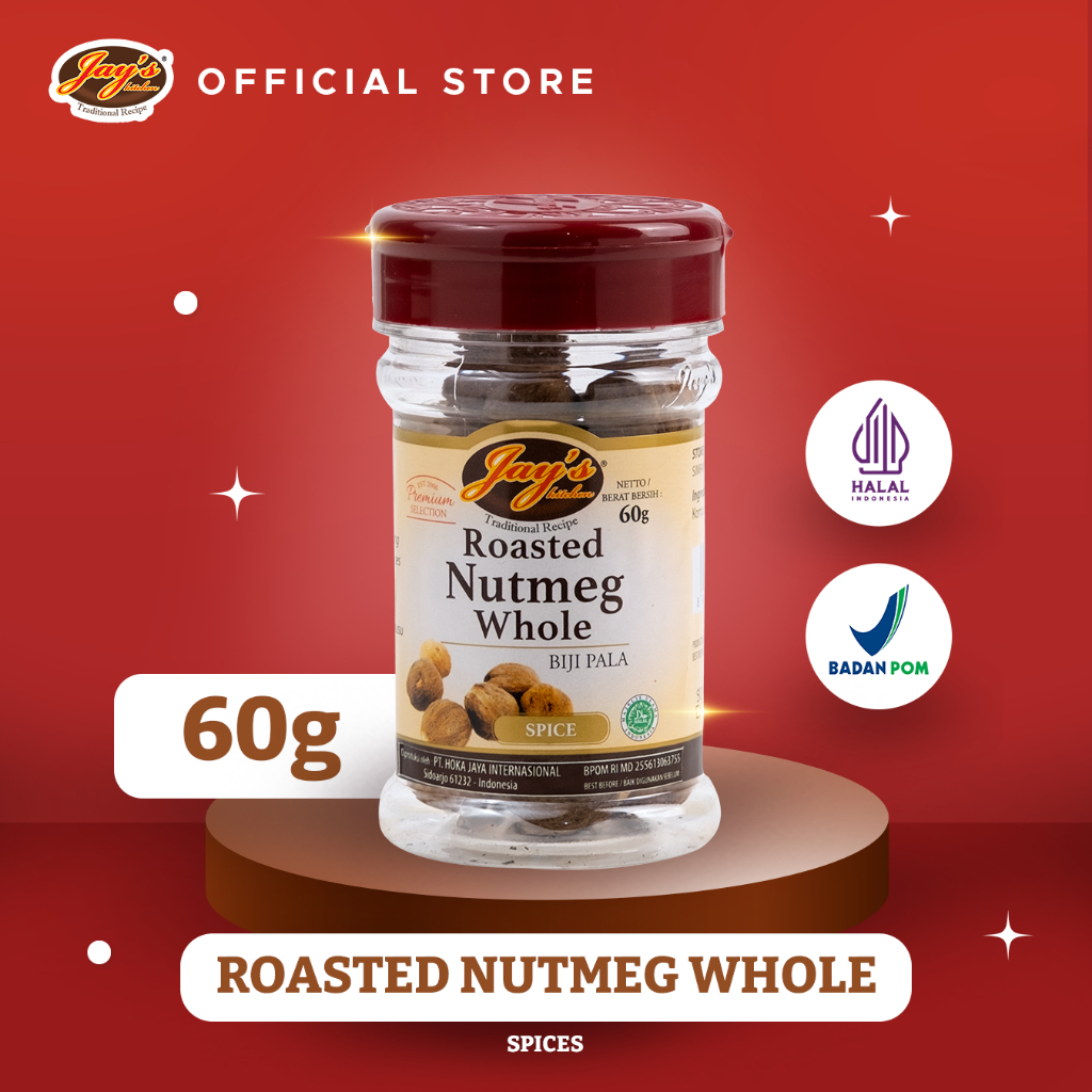 

Jay's Kitchen Roasted Nutmeg Whole