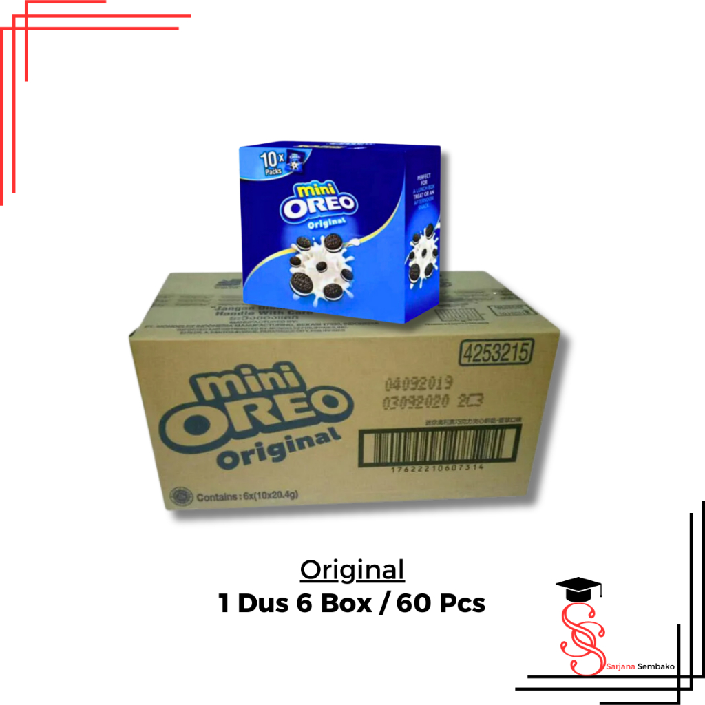 

Mini Oreo Biskuit Original - 1 Dus 60 Pcs