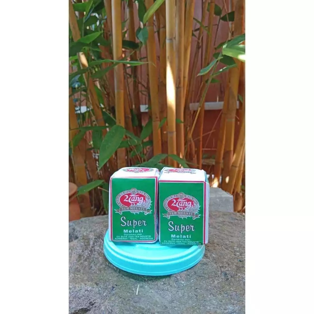 TEH 2 TANG SUPER MELATI HIJAU 40 GRAM/ TEH TUBRUK JAWA/TEH TRADISIONAL/ TEH MELATI