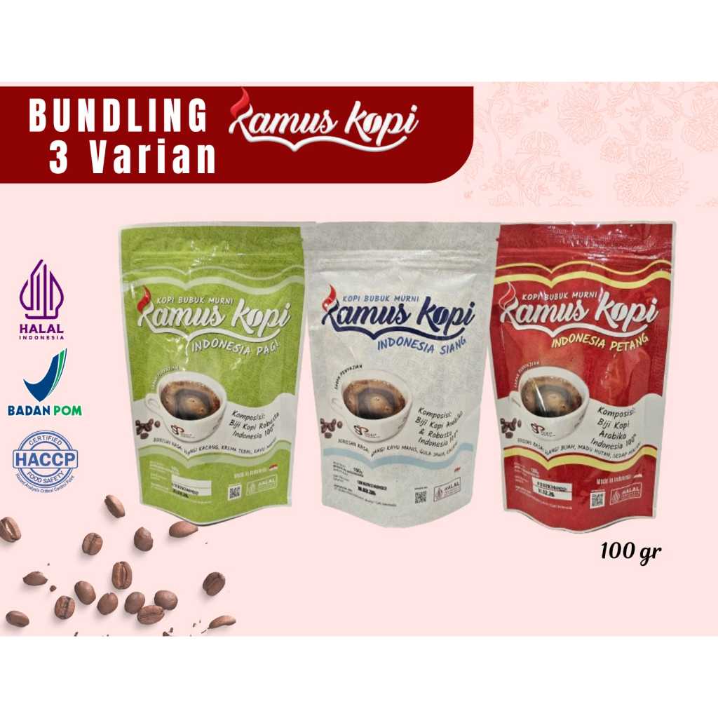 

Bundling Kamus Kopi 3 Varian (KK Pagi + KK Siang + KK Petang)