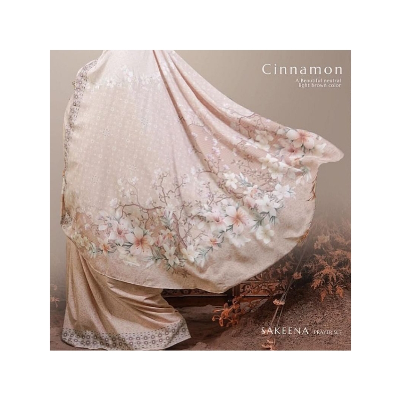 Mukena Seradia x Fitrop | Mukena Silk | Mukena Motif | Sakeena Prayer Set
