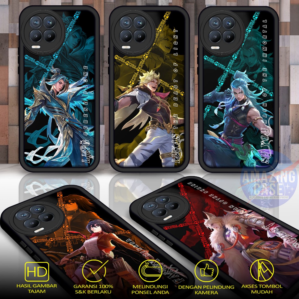 Softcase Glass kaca For REALME 8 4G 8 PRO 4G HRO Casing Handphone Case Hp Procamera