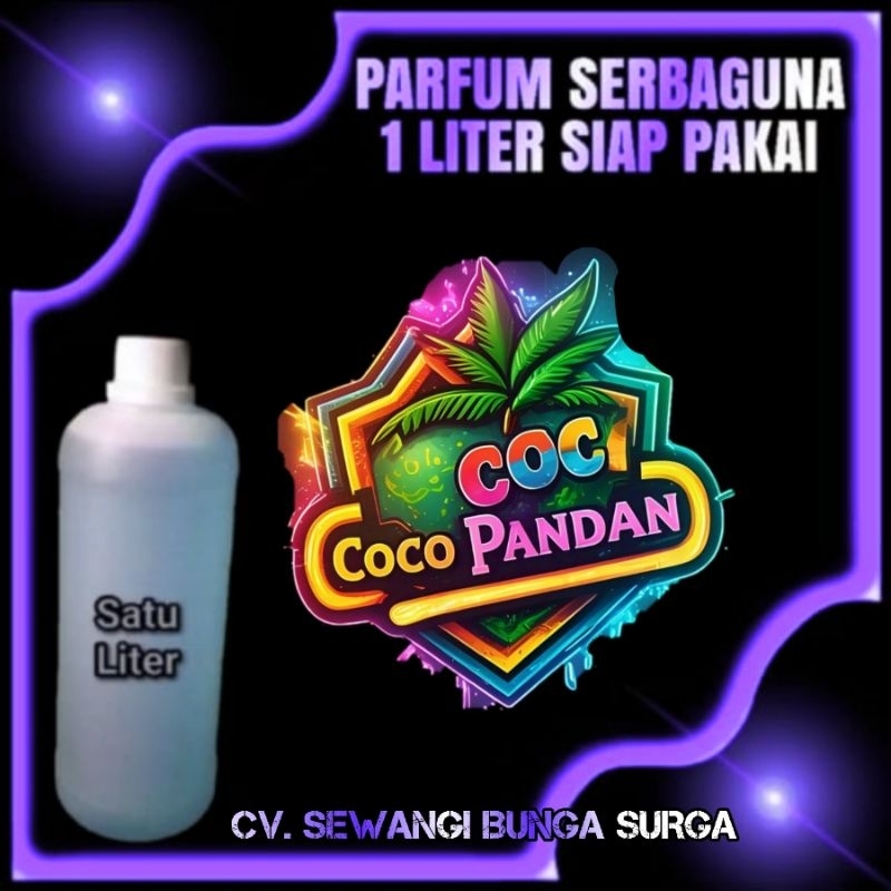 Parfum Serbaguna 1 Liter Wangi Coco Pandan Merah