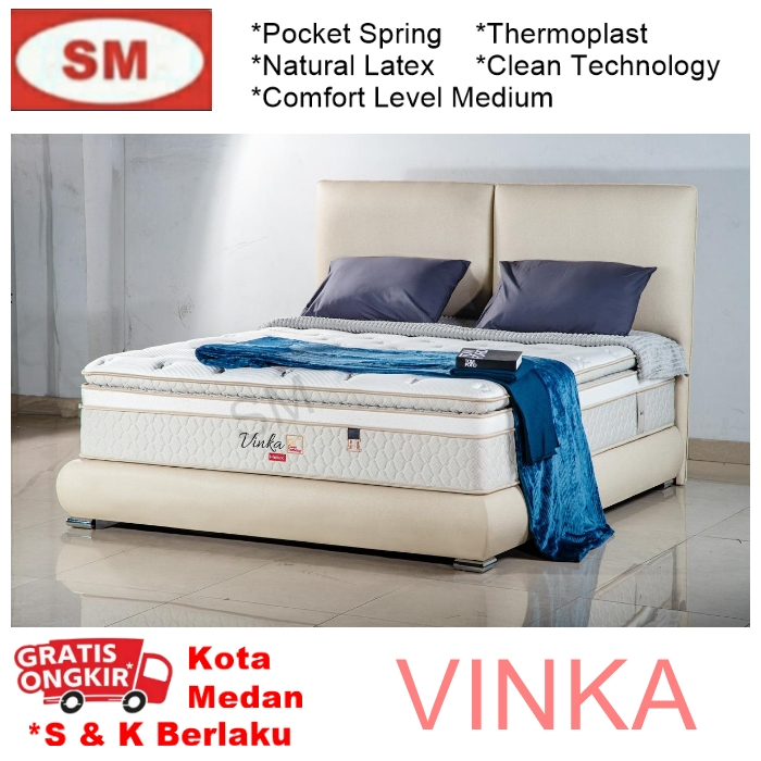 MATRAS SPRING BED VINKA - HELUX SPRING BED - (MATRAS ONLY) - 200/180/160/120/100