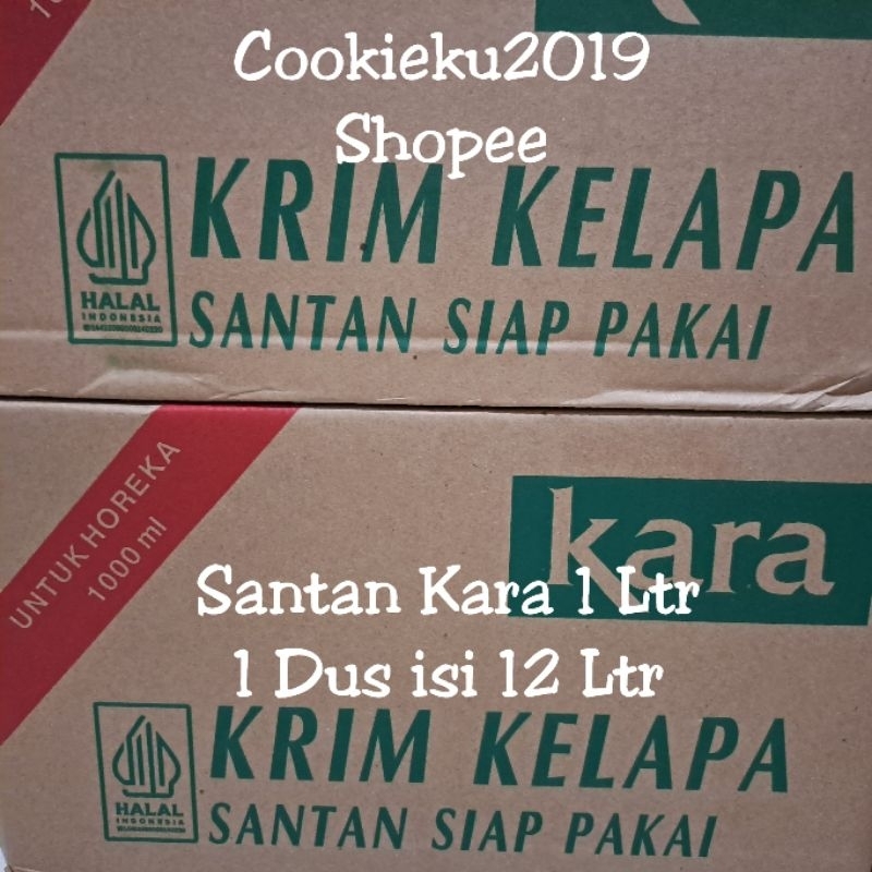 

Kara Santan Kelapa krim kelapa 1ltr dus isi 12