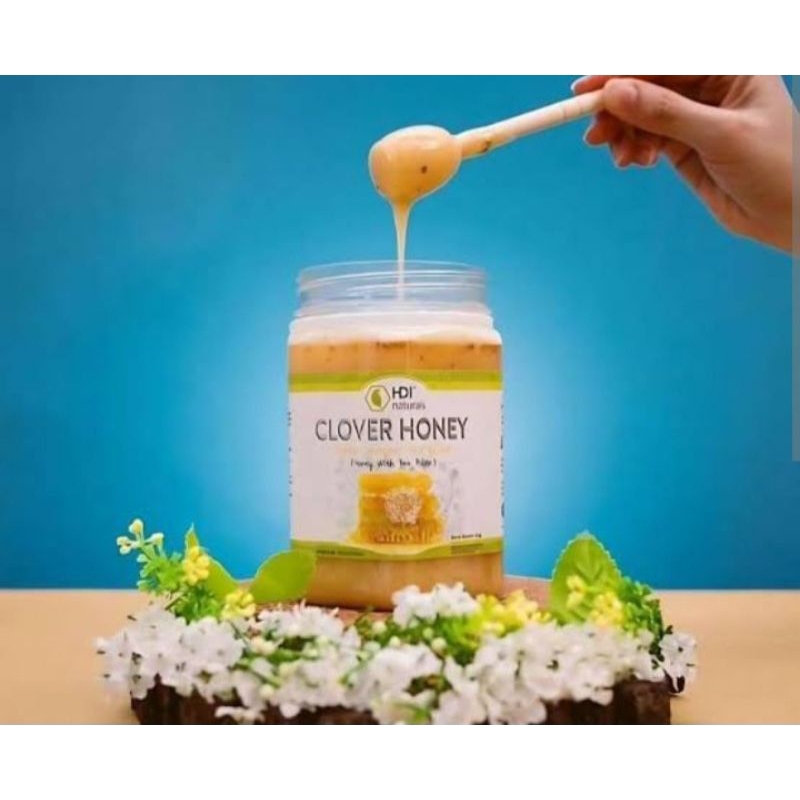 

clover honey 500gr ori exp 2026 free sendok kayu