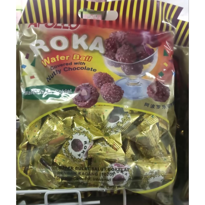 

Apollo Roka Wafer Ball Covered with Nutty Chocolate 300g