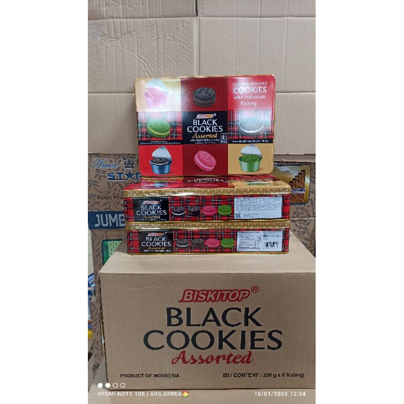 

Biskitop Black Cookies