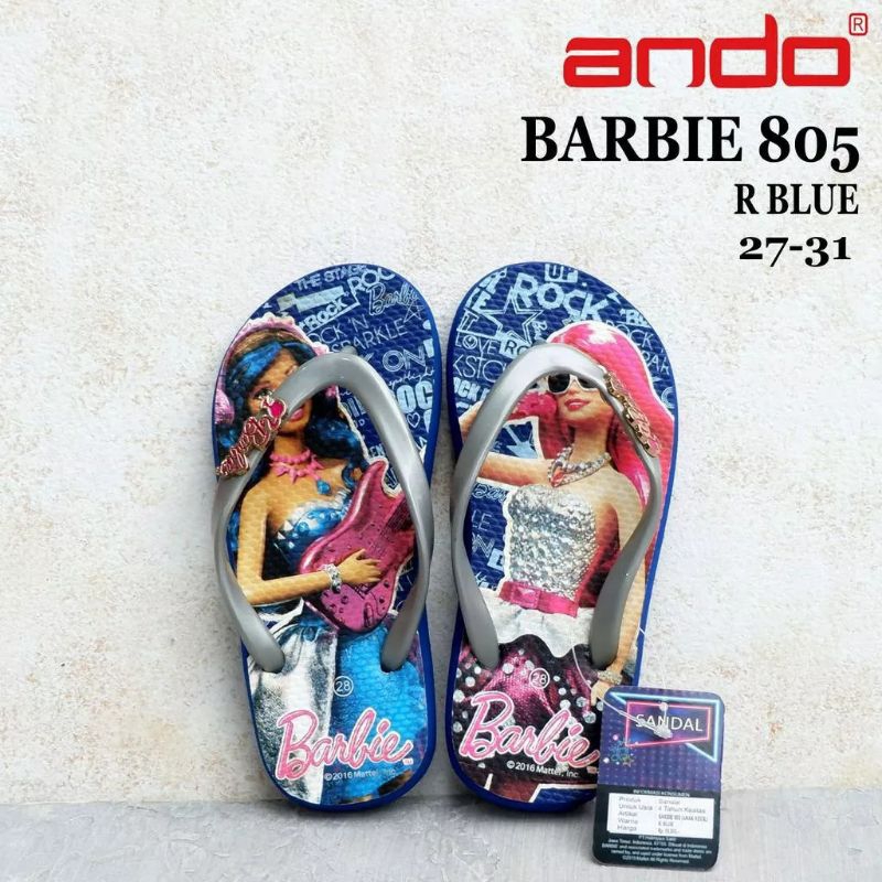 Ando Barbie Sandal Jepit Anak Cewek