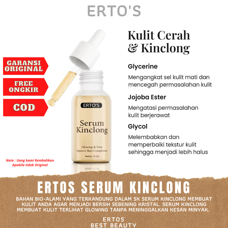 Ertos Serum Kinclong Serum Wajah Glowing