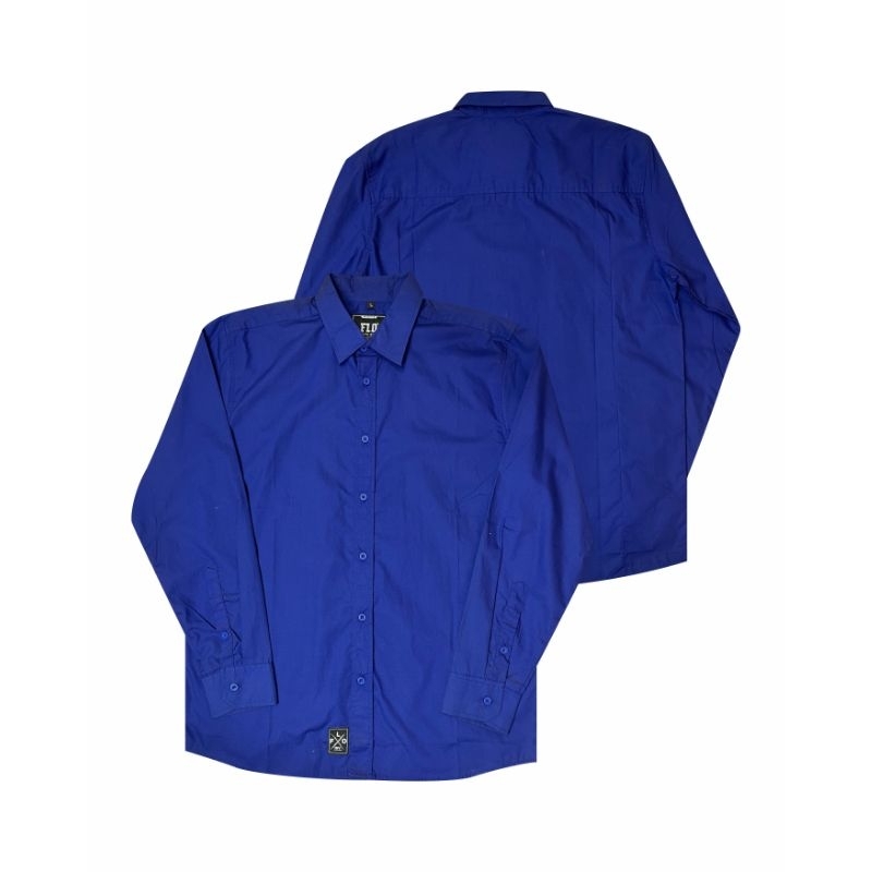 FLO Kemeja Pria Lengan Panjang LongShirt hawai floinvaders kemeja distro flodistro