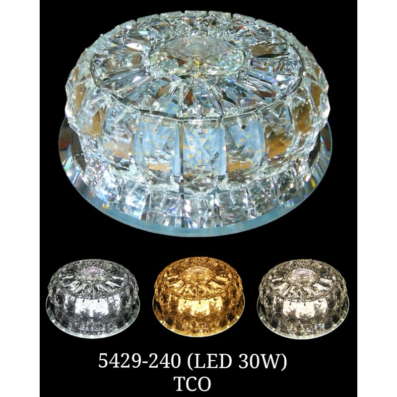 Lampu Plafon Kristal Modern LED - Lampu Hias - LAMPU Gantung Modern