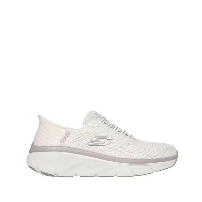 Skechers Slip-ins D'LUX WALKER 2.0 Men's Slip On Shoes - Off White