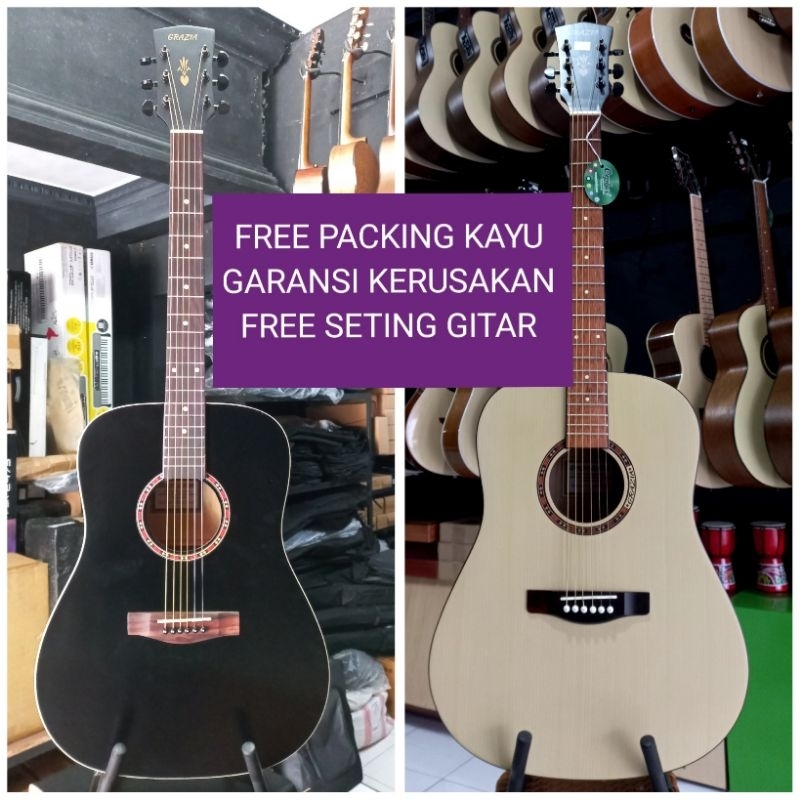GITAR ORIGINAL GRAZIA GUITAR MODEL JM 05 N