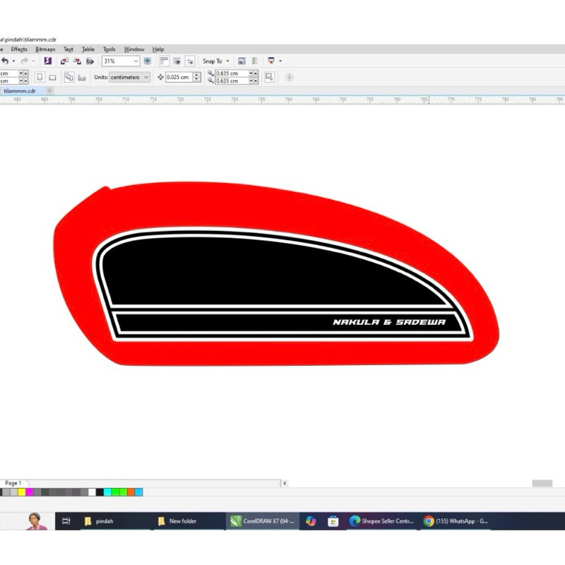 stiker tangki cb 100 cb 125 les stiker tangki cb