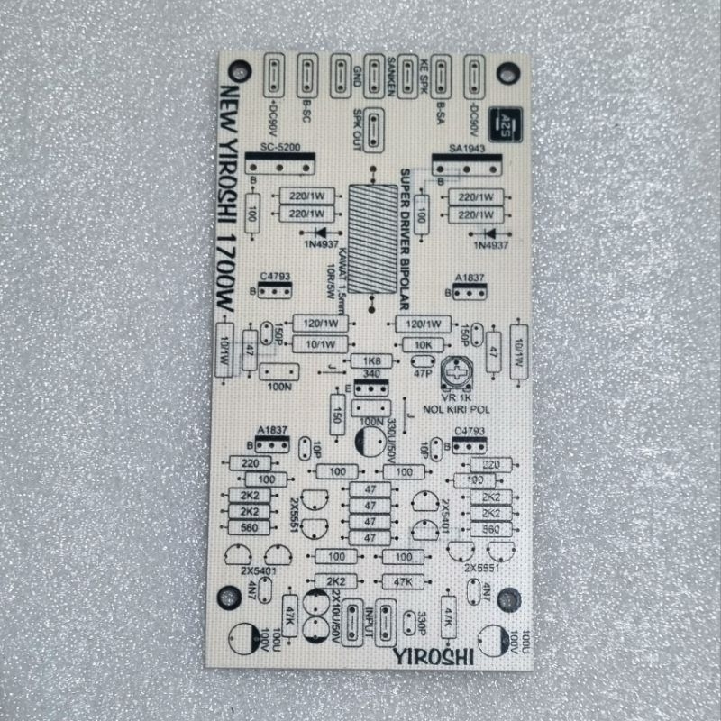 PCB Super Driver YIROSHI 1700W Fiber CEM Bipolar