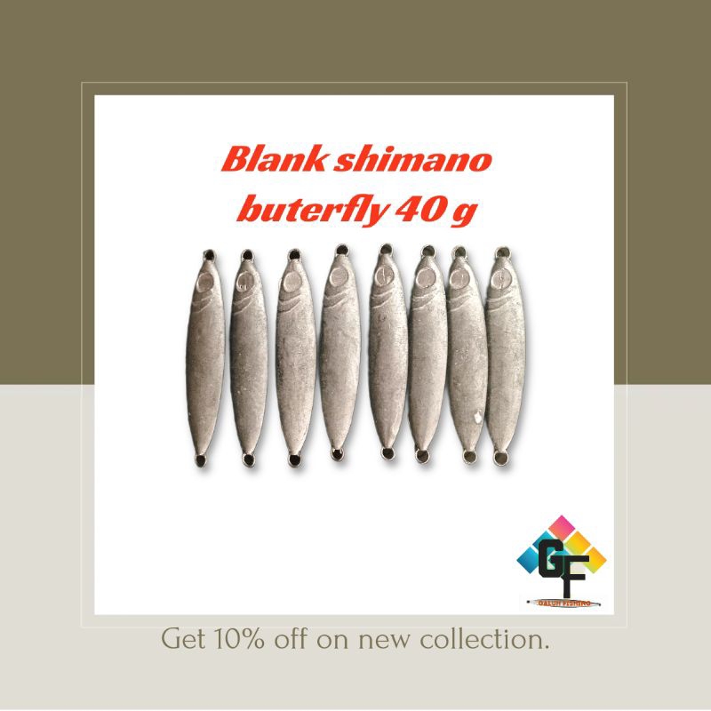 Blank metal jig shimano buyerfly 40 gram