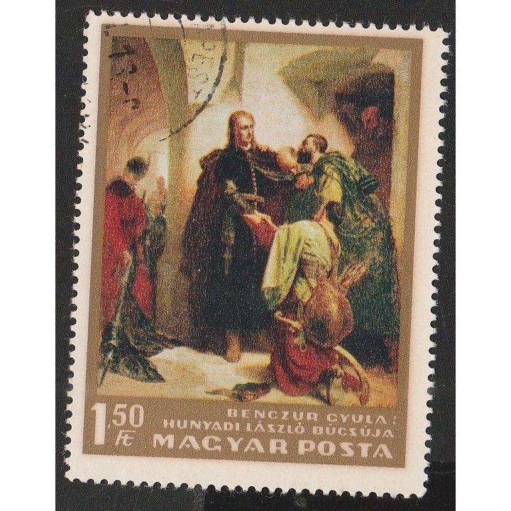 

A 11367 SATU BUAH PRANGKO HONGARIA TEMA LUKISAN HUNYADI LASZLO DENGAN KONDISI SUDAH ADA CAP