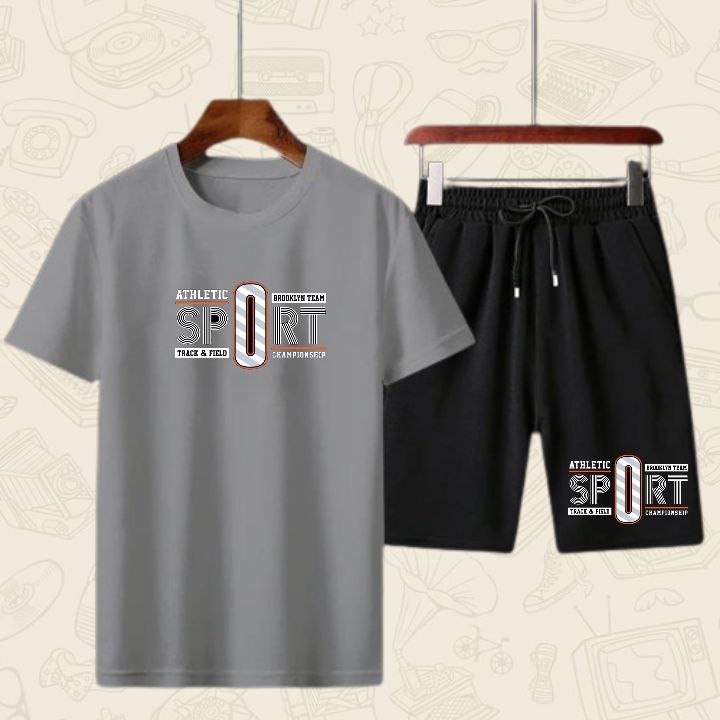 BAJU DAN CELANA PENDEK PRIA / SET PRIA BAJU DAN CELANA PENDEK / BAJU PRIA LENGAN PENDEK / SET PRIA D