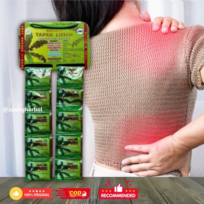 

Daun Tapak Liman Kapsul Herbal Renceng Isi 20 Sachet 100% Asli