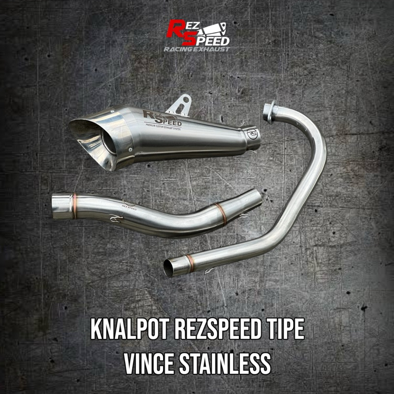 Knalpot Rez Speed Tipe Vince CB CBR 150r Vixion R15 V4 V3 V2 MT15 XSR Byson Ninja