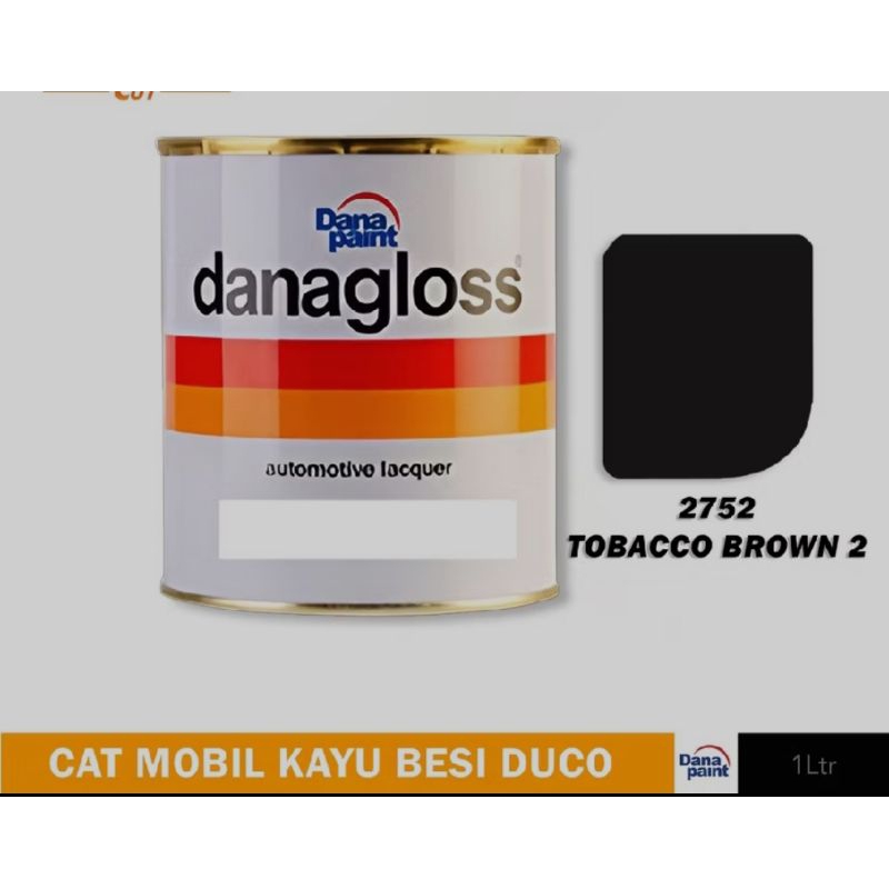 CAT DANAGLOSS NC 2752 TOBACCO BROWN 2 - Cat Mobil Kayu Besi Duco
