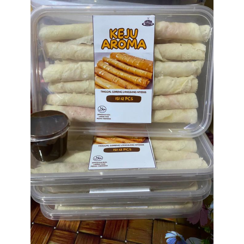 

Keju Aroma isi 12 pcs plus Saus Coklat (Frozen Food)